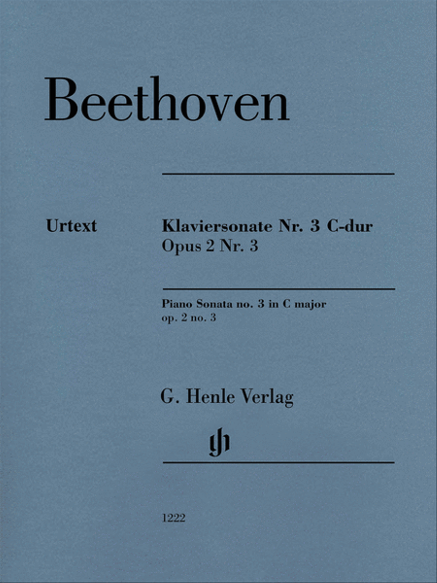 Piano Sonata No. 3 in C Major, Op. 2, No. 3 Piano Solo scores gallery preview page 1