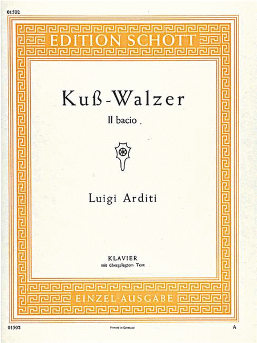 Kiss Waltz Piano scores gallery preview page 1