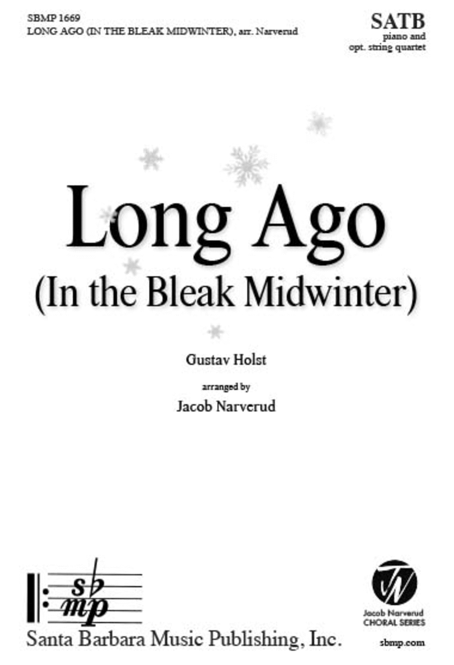 Long Ago (In the Bleak Midwinter) 4-Part scores gallery preview page 1