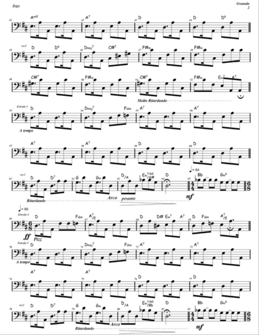 Granada Granada Full Orchestra scores gallery preview page 2