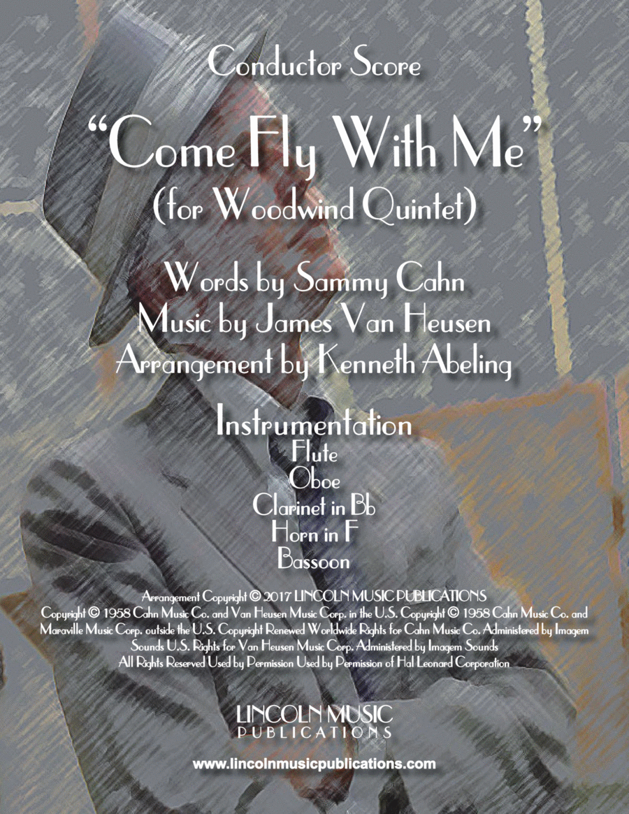 Come Fly With Me Woodwind Quintet scores gallery preview page 1