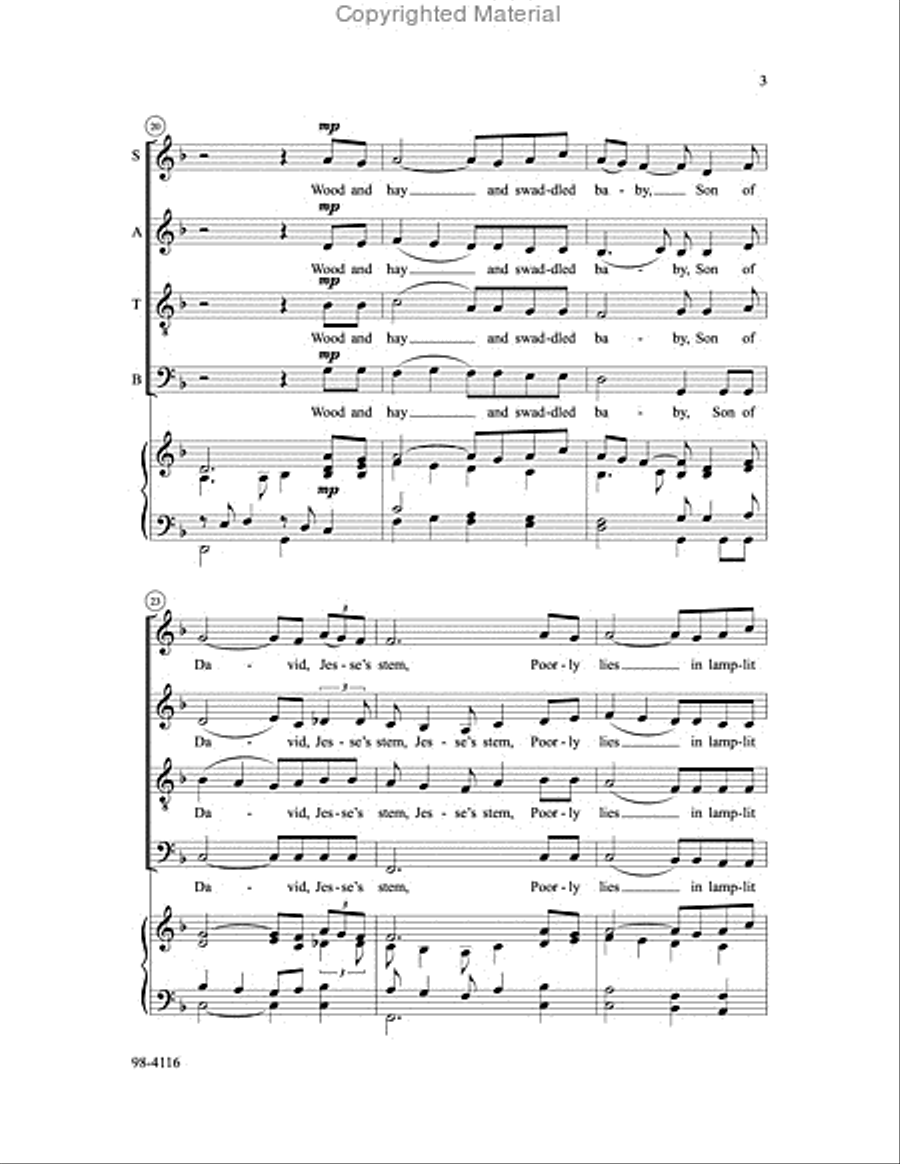 In Bethlehem In Bethlehem 4-Part scores gallery preview page 4