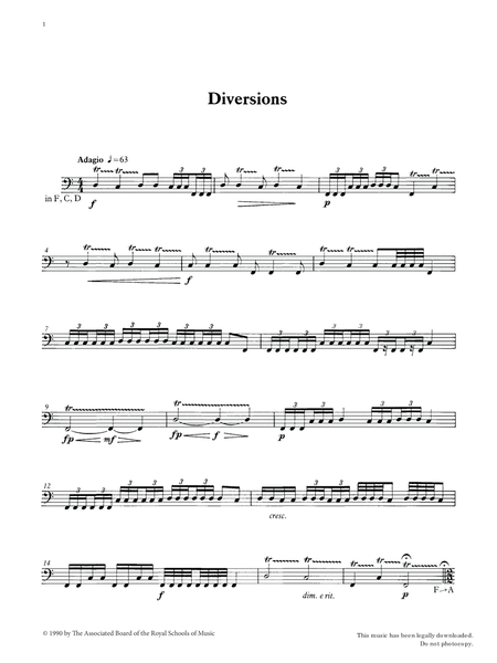 Diversions from Graded Music for Timpani, Book III