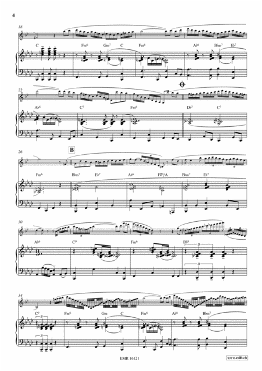 Wild And Blue Clarinet Solo scores gallery preview page 5