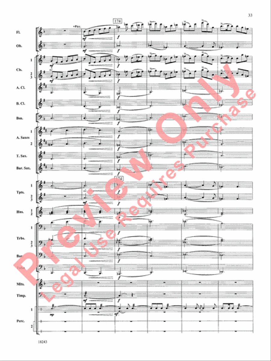 A Longford Legend A Longford Legend Concert Band scores gallery preview page 34