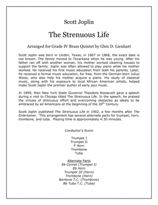 The Strenuous Life (Brass Quintet)