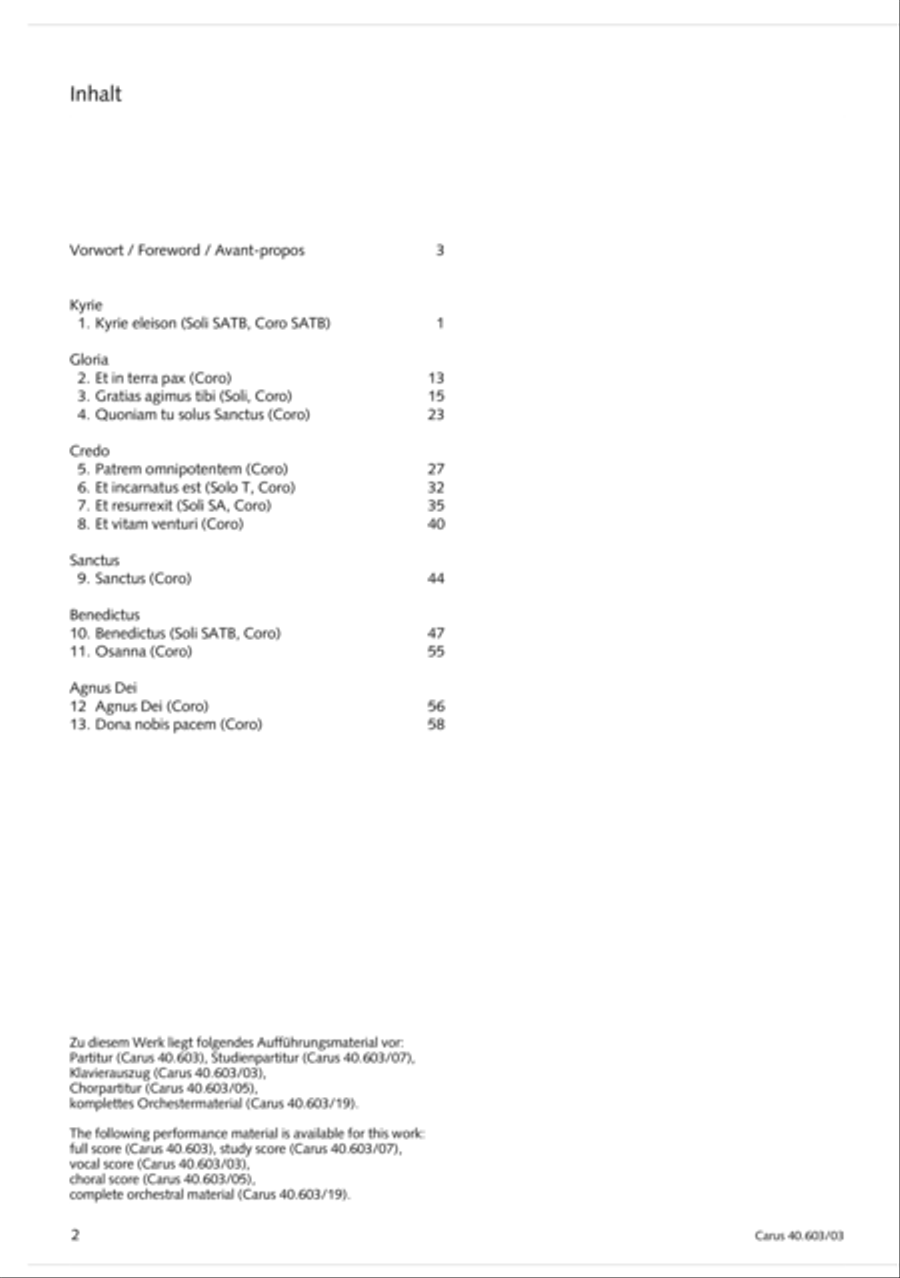 Grosse Orgelsolomesse in Es 4-Part scores gallery preview page 3