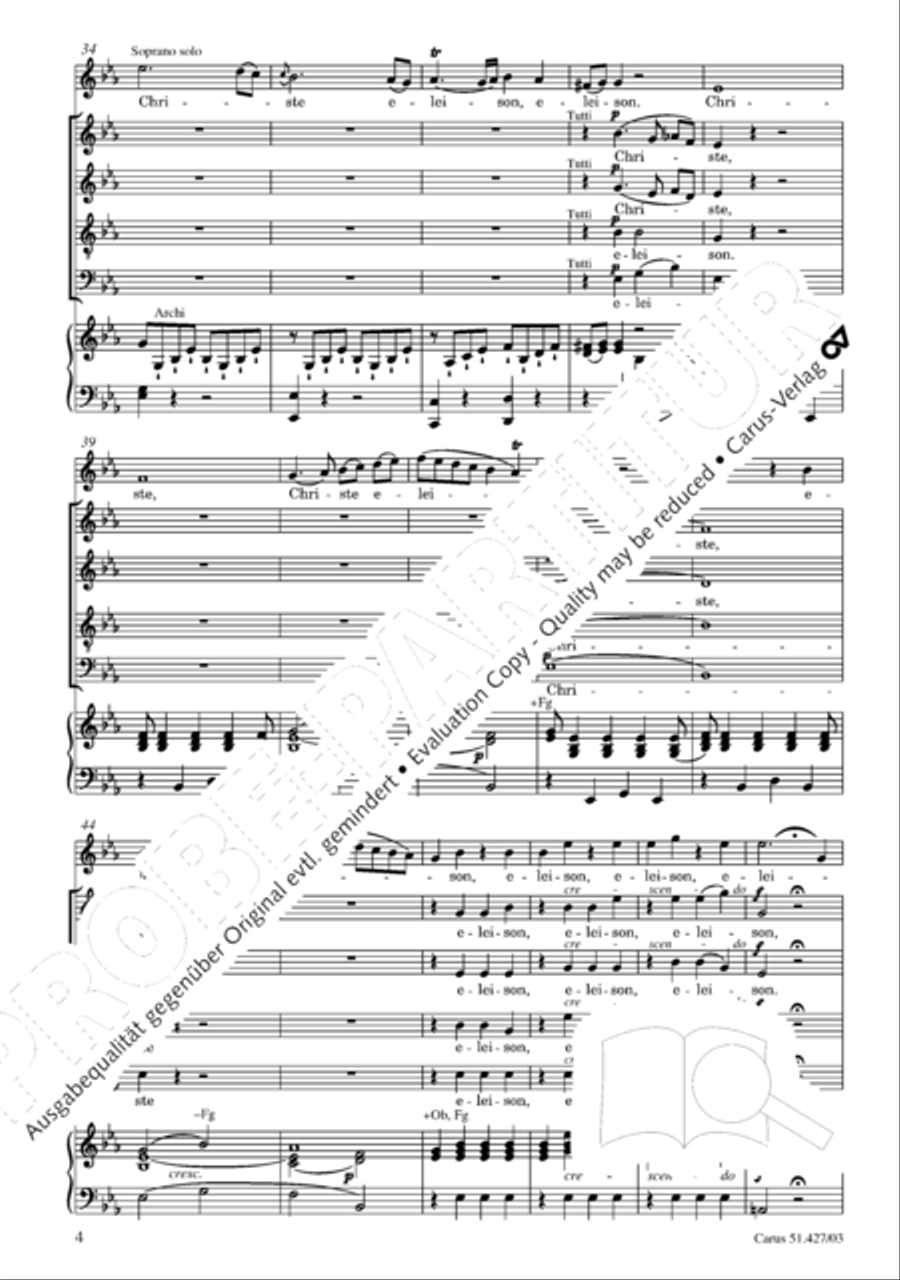 Mass in C Minor, K. 139/47a 