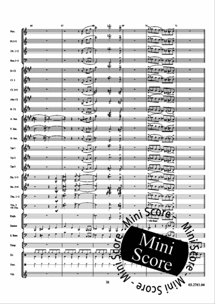 All Blue All Blue Concert Band scores gallery preview page 44
