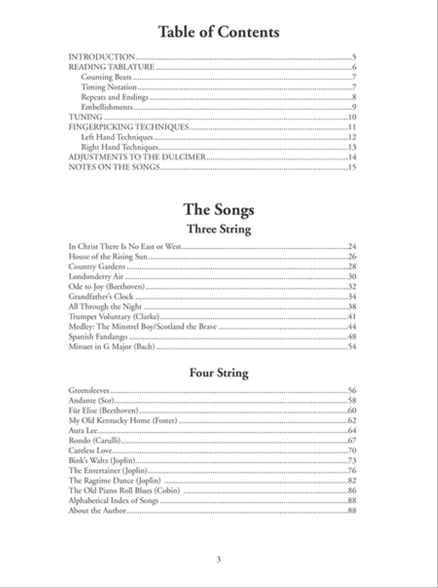 Fingerpicking Dulcimer Fingerpicking Guitar scores gallery preview page 5