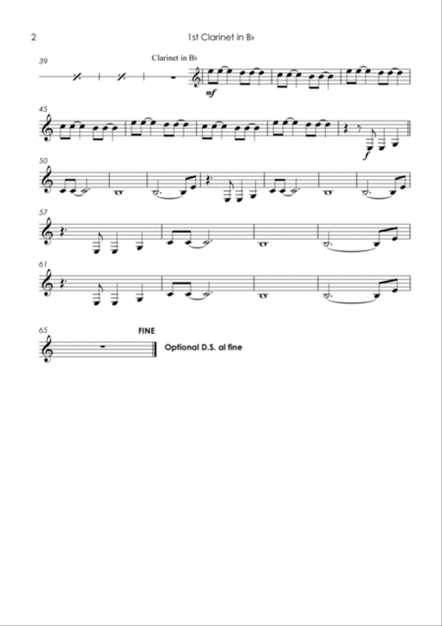 Happy Clarinet Quintet scores gallery preview page 4