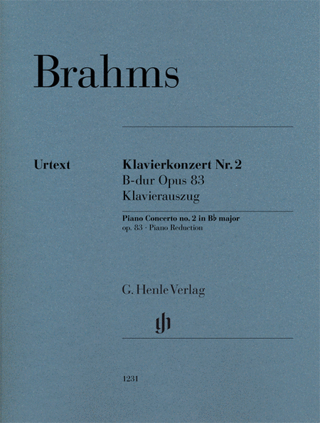 Johannes Brahms : Piano Concerto No. 2 in B-flat Major, Op. 83