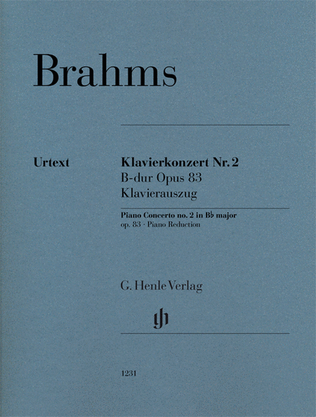 Book cover for Piano Concerto No. 2 in B-flat Major, Op. 83