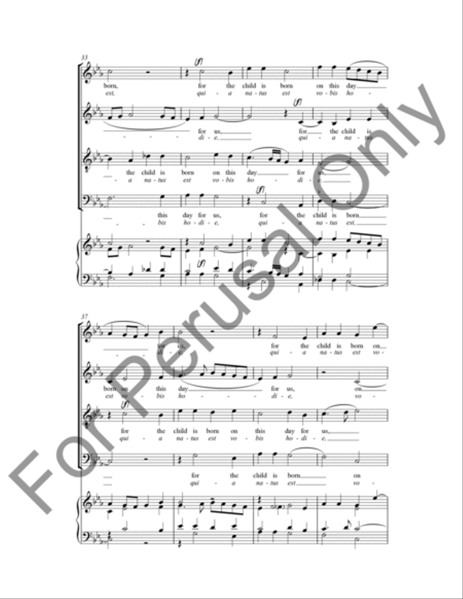 All Rejoiced When The Angel Came Down 4-Part scores gallery preview page 6