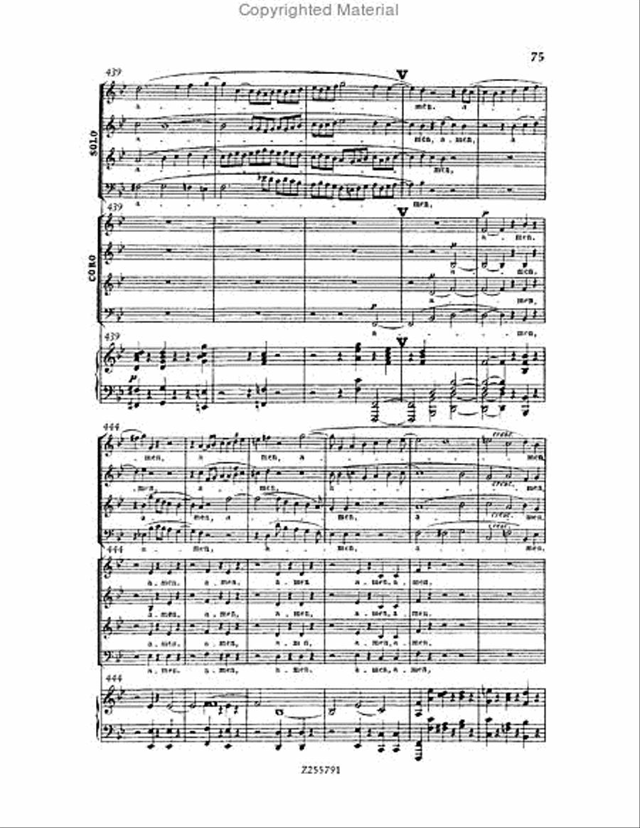 Missa Solemnis, Op.123 Choir scores gallery preview page 75