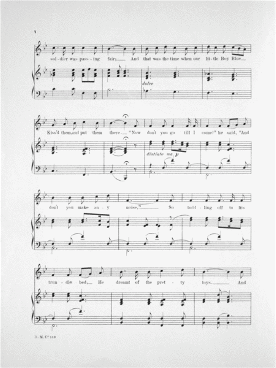 Little Boy Blue Voice scores gallery preview page 3