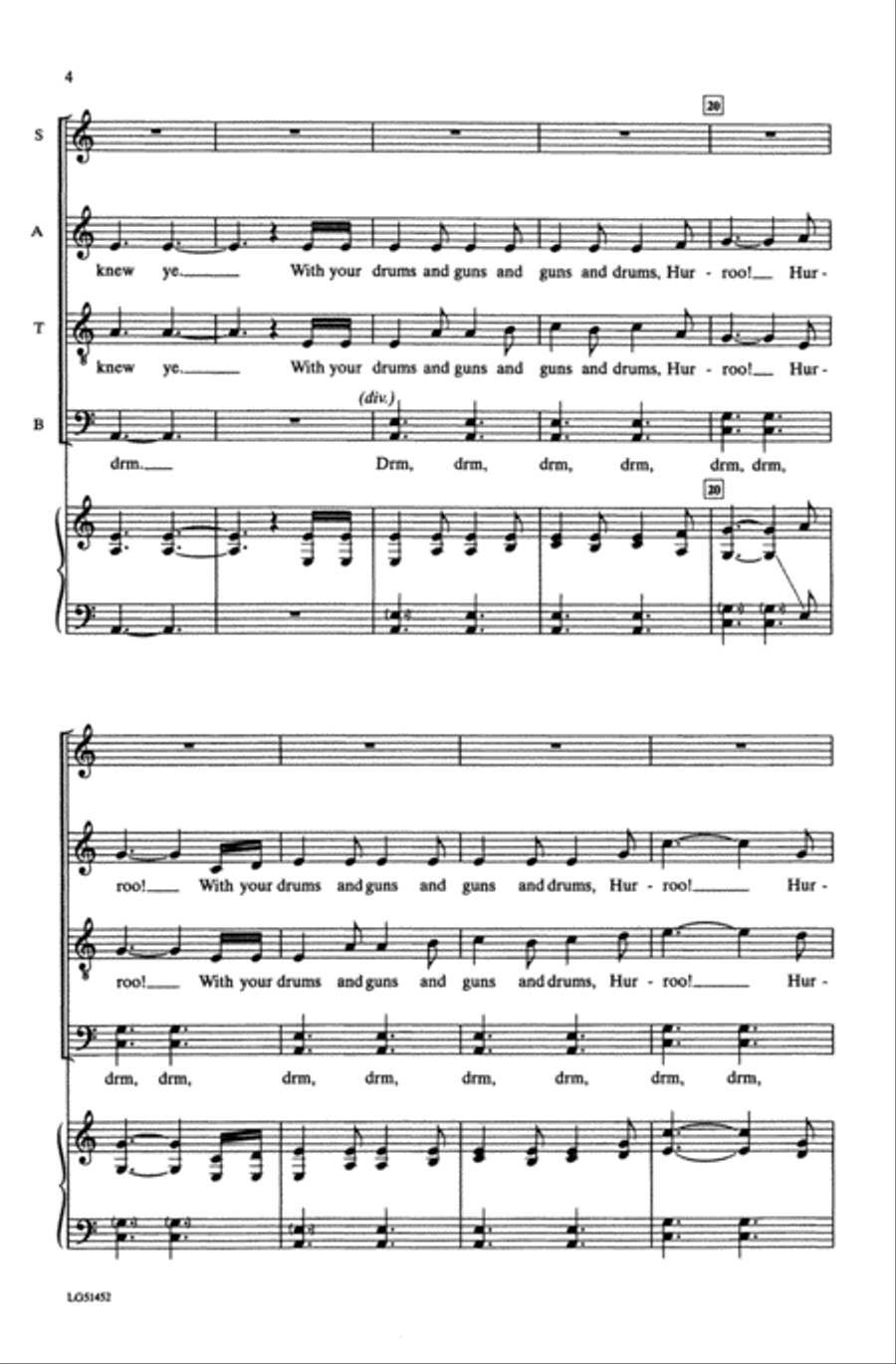 Johnny, I Hardly Knew Ye Choir scores gallery preview page 2