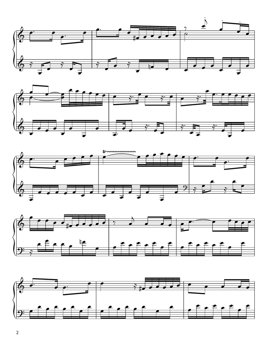 Come Sail Away (from Franz Josef Haydn) Piano Solo scores gallery preview page 2