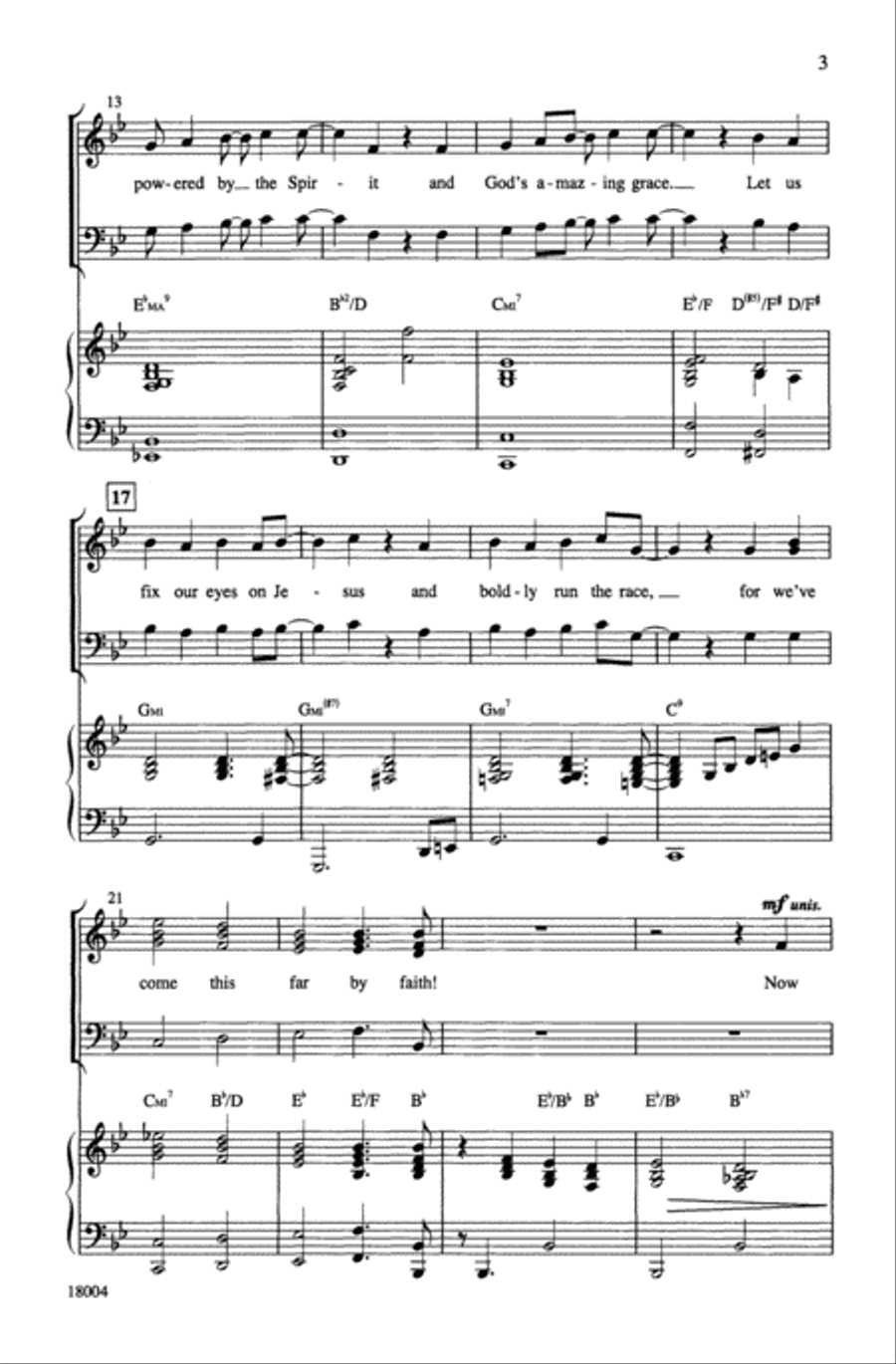 We've Come This Far by Faith 3-Part scores gallery preview page 3