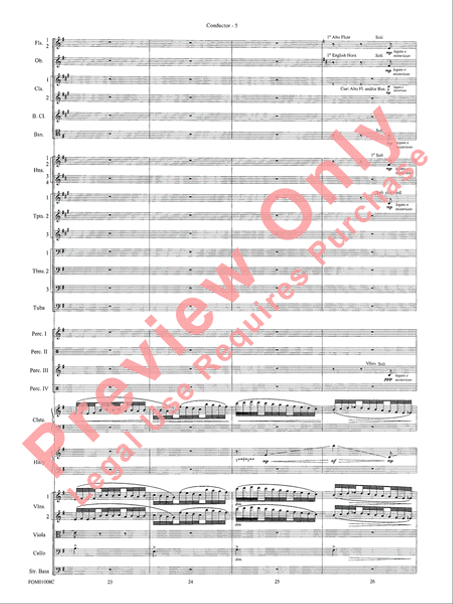 Harry Potter Symphonic Suite Full Orchestra scores gallery preview page 8