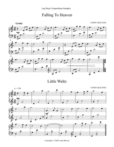 Lap Harp Compendium, 56 original solos for your Lap Harp image number null
