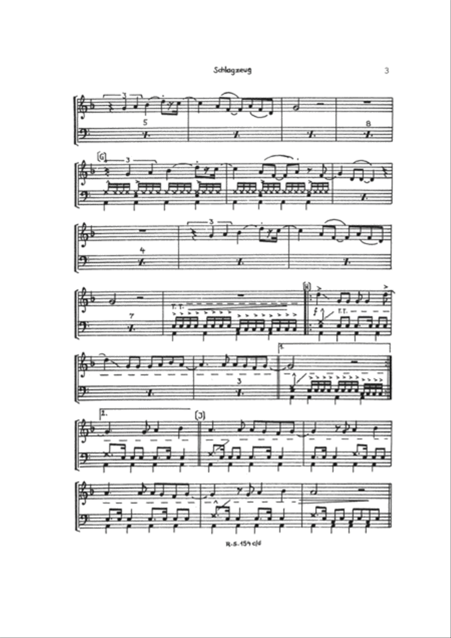 Am Fenster Tenor Saxophone scores gallery preview page 4