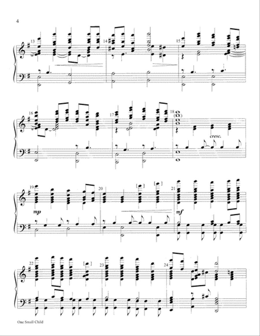 One Small Child Orchestra scores gallery preview page 4