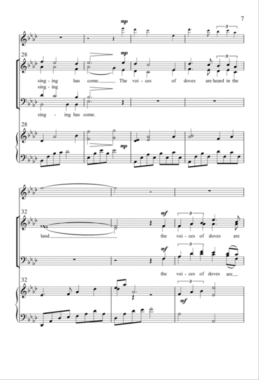 Rise Up, My Love 4-Part scores gallery preview page 5