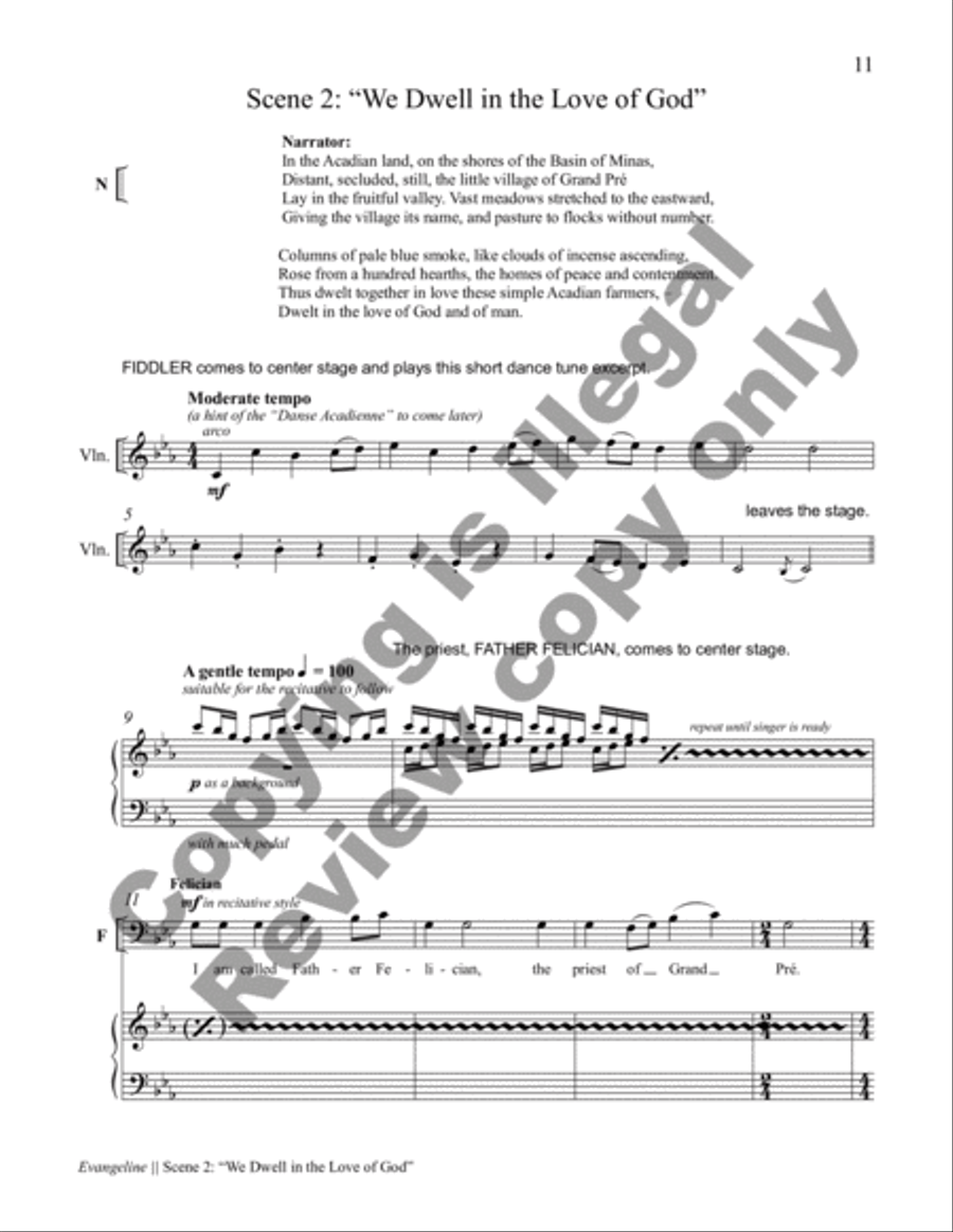Evangeline Choir scores gallery preview page 10