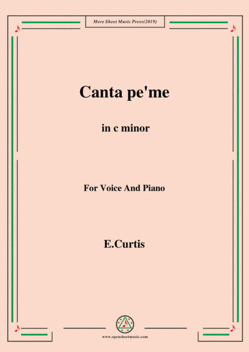 De Curtis-Canta pe' me in c minor
