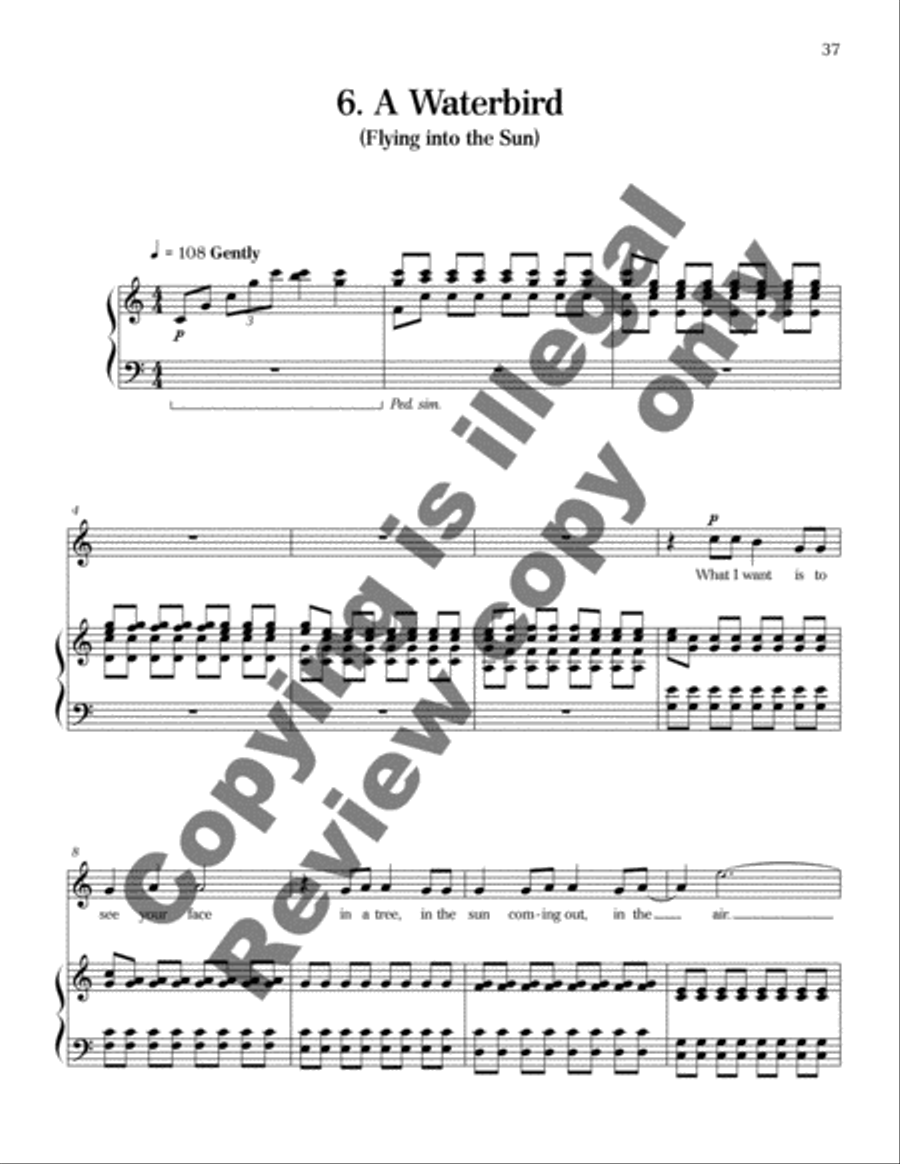The Sun is Love High Voice scores gallery preview page 14