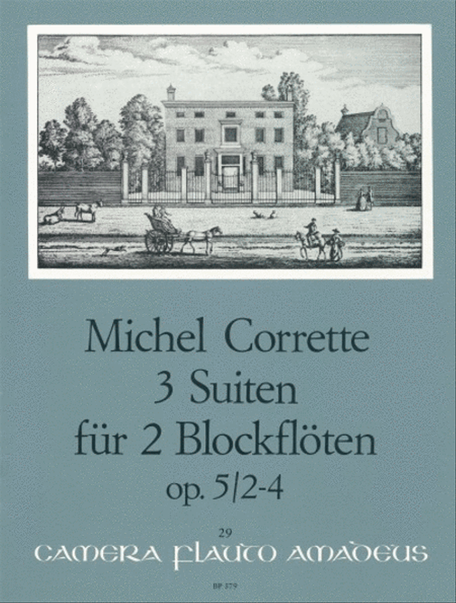 3 Suites op. 5/2-4 Flute scores gallery preview page 1