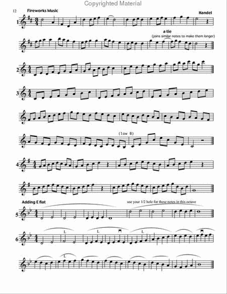 Oboe Method #1 for Beginners Oboe scores gallery preview page 8