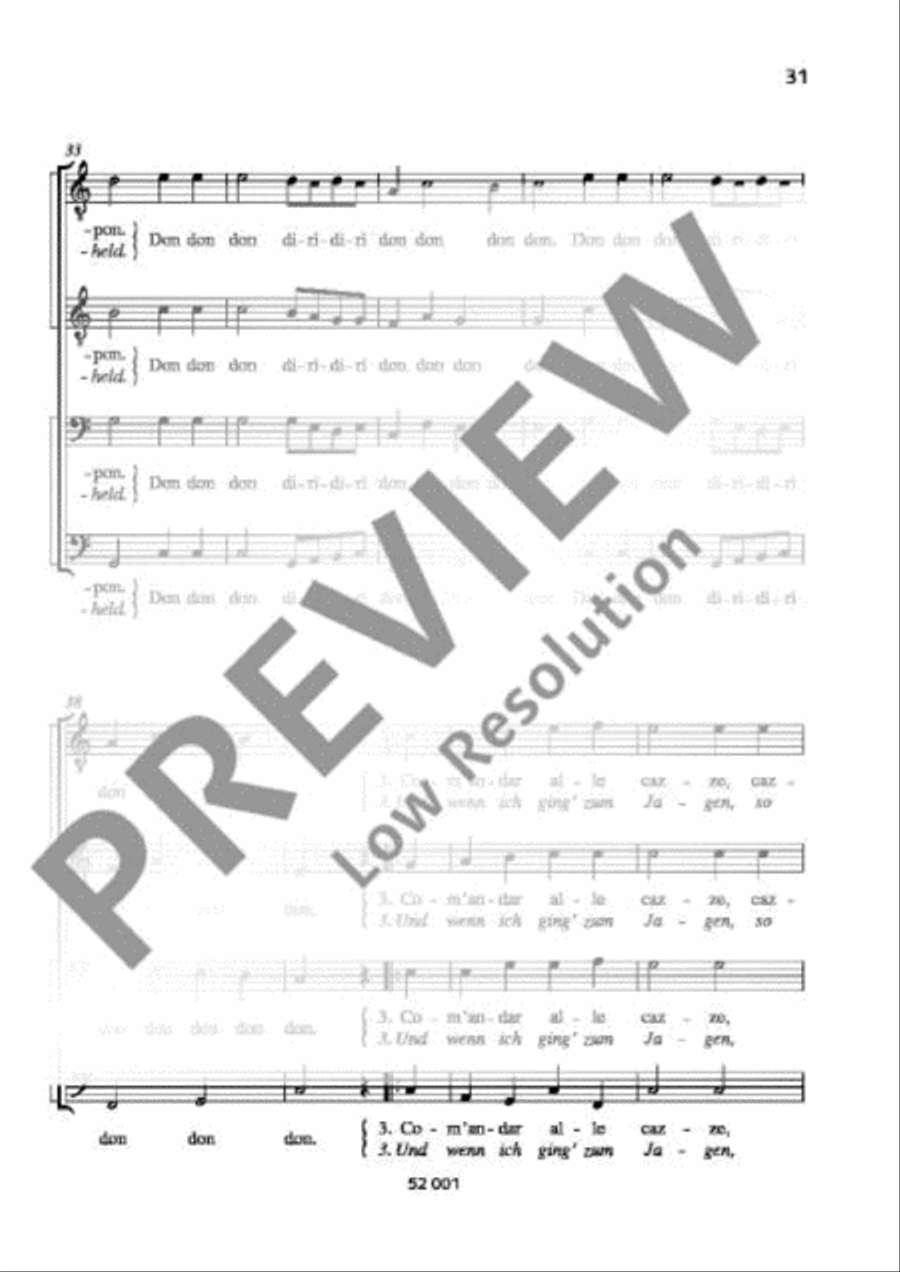 Landsknecht-Ständchen TTBB scores gallery preview page 5