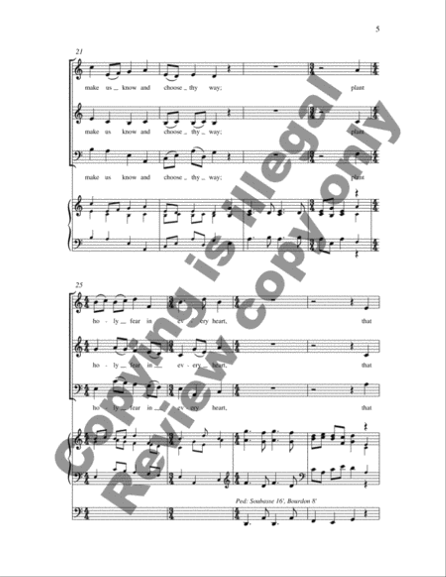 Come, Gracious Spirit Come, Gracious Spirit 3-Part scores gallery preview page 11