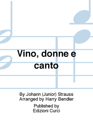 Book cover for Vino, donne e canto
