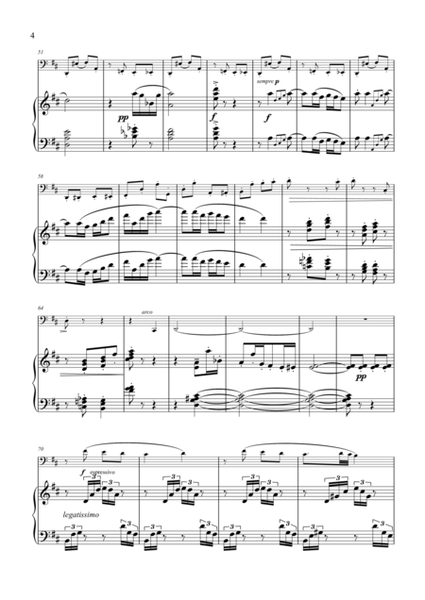 Summer Sonata for cello and piano