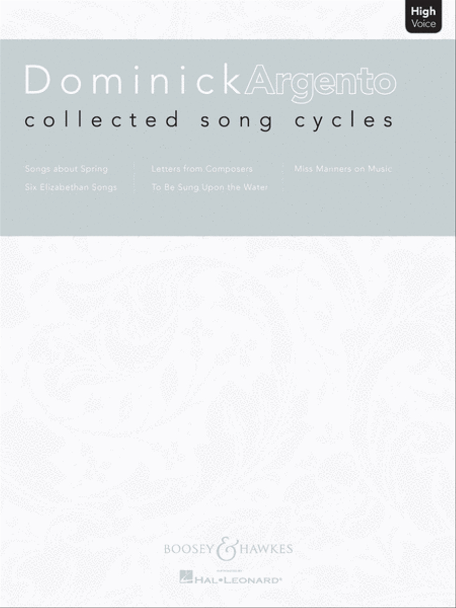 Collected Song Cycles Collected Song Cycles Voice scores gallery preview page 1