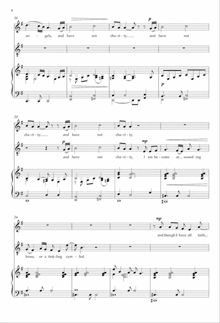 Never faileth from Every purpose under the heaven 4-Part scores gallery preview page 4