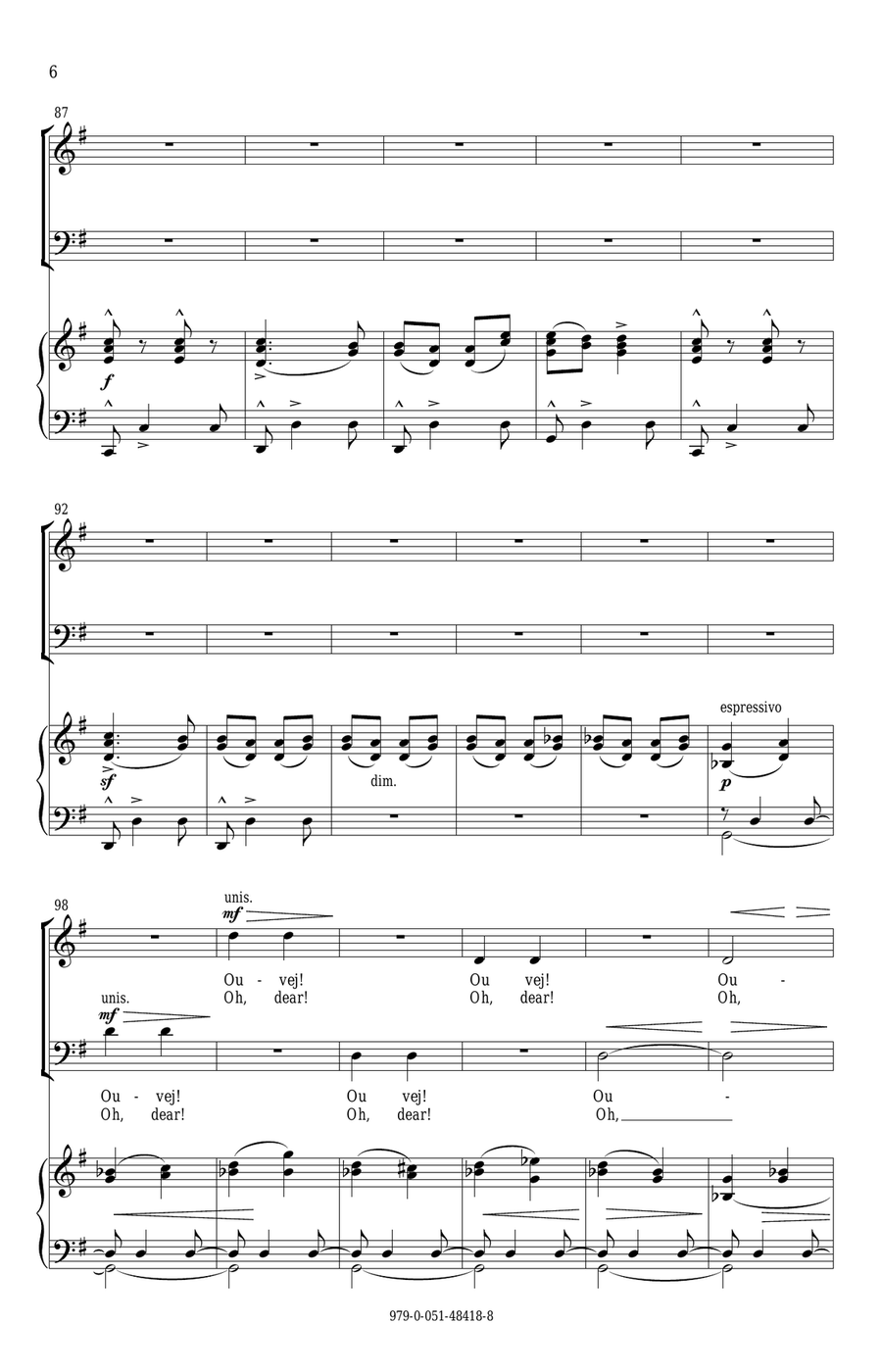 The Bartered Bride The Bartered Bride 4-Part scores gallery preview page 6