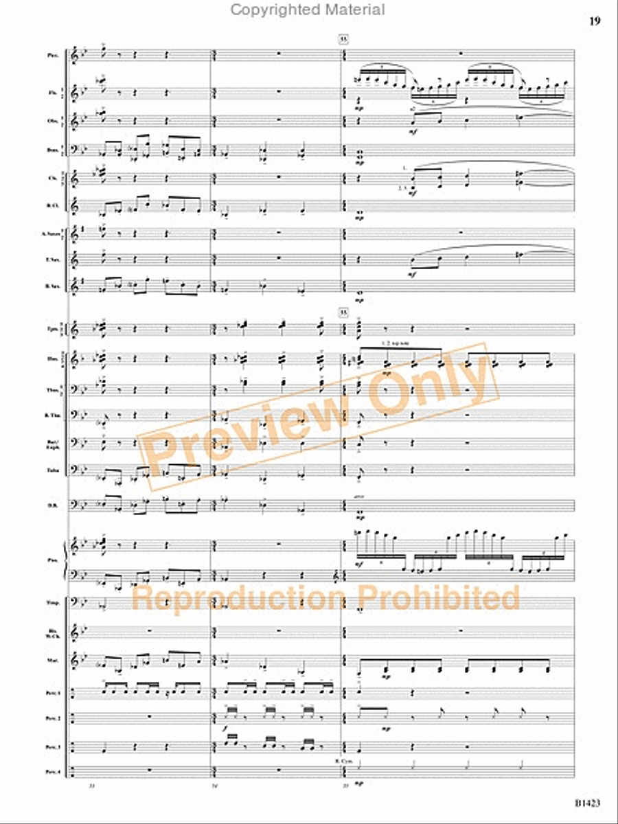 Dakota Fanfare Concert Band scores gallery preview page 50