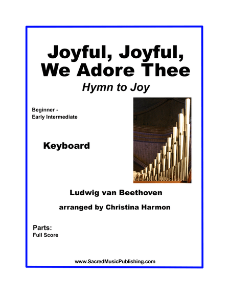Joyful, Joyful, We Adore Thee (Hymn to Joy) – Keyboard. image number null