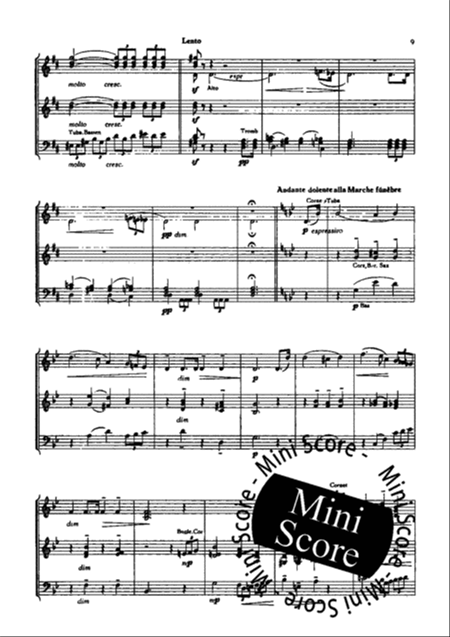 Victory Victory Fanfare Band scores gallery preview page 11
