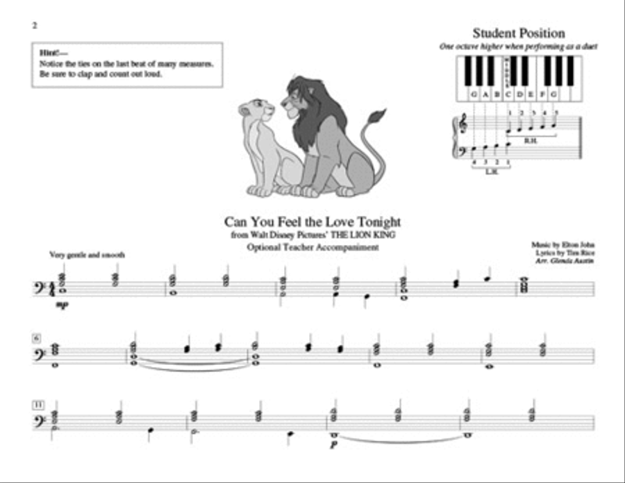 Teaching Little Fingers to Play Disney Tunes (Bk/Audio) image number null