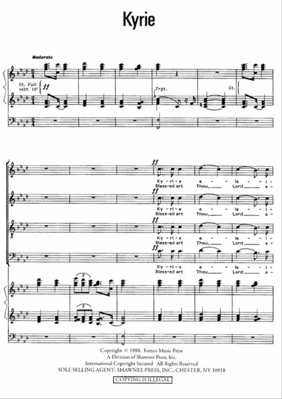 Mass, Op. 36 4-Part scores gallery preview page 2
