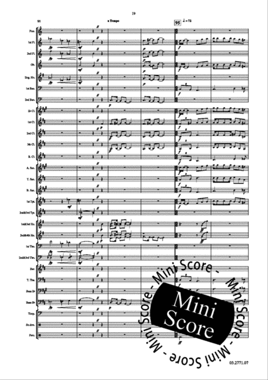 Bound Sketches Concert Band scores gallery preview page 21