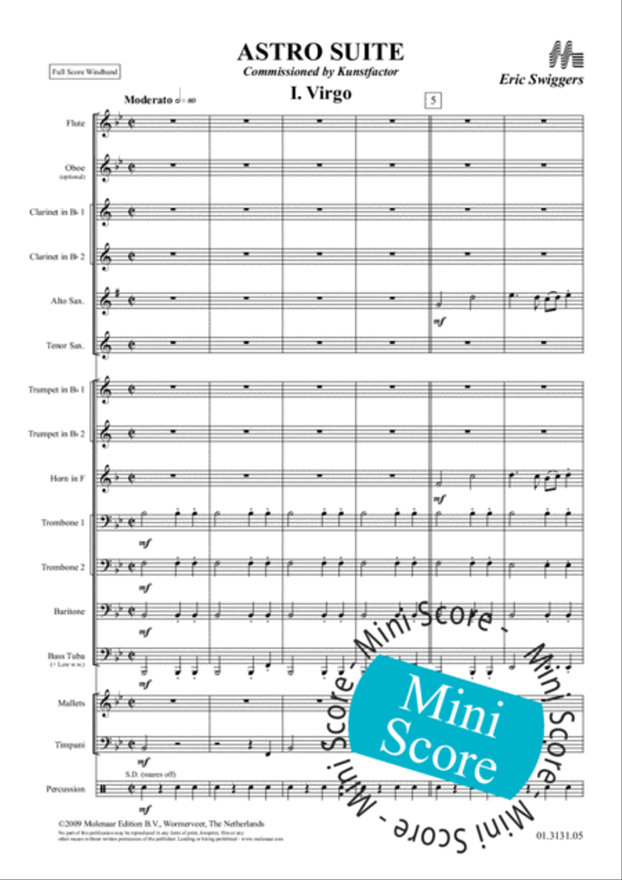 Astro Suite Astro Suite Concert Band scores gallery preview page 7