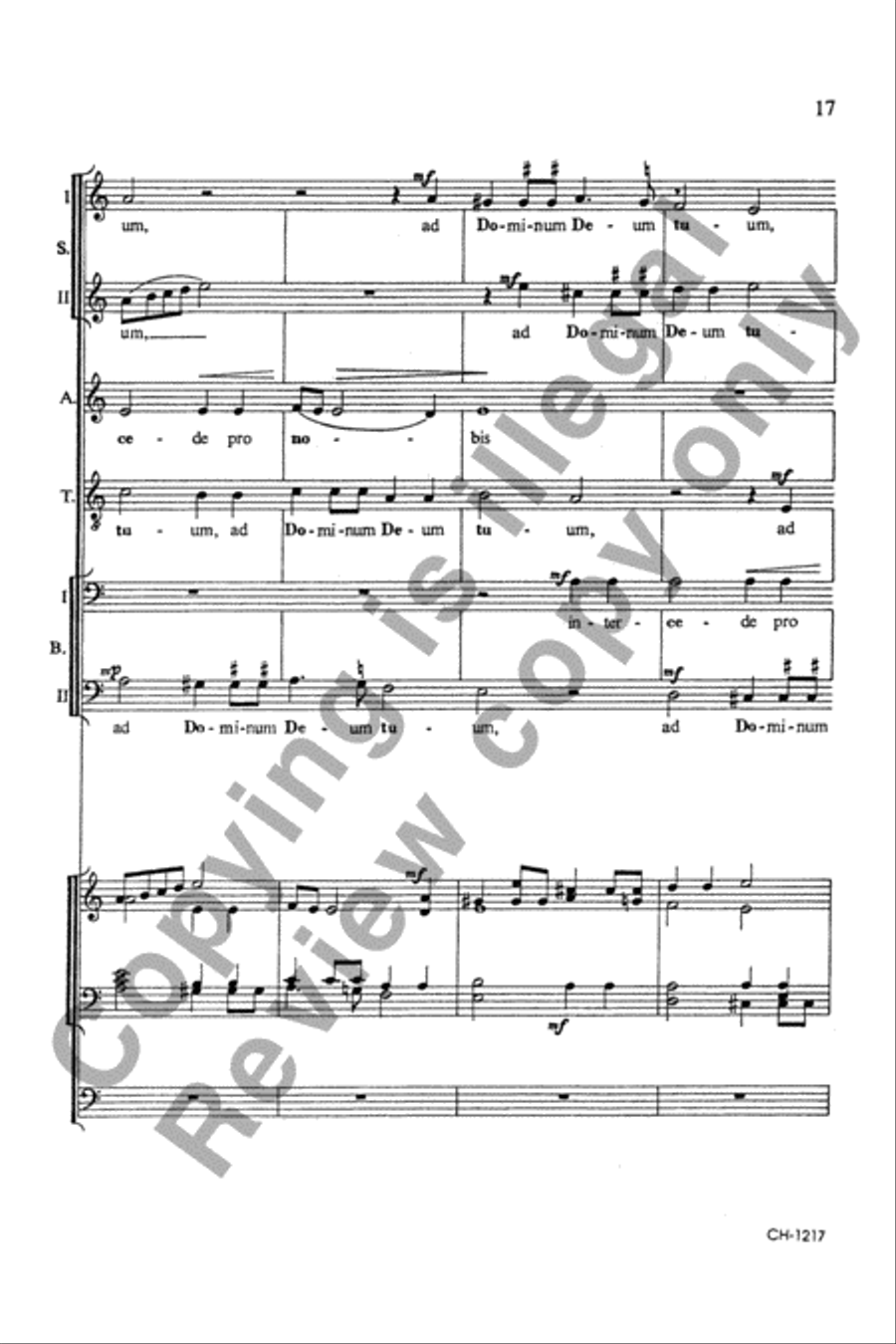 Beata es Virgo Beata es Virgo Divisi scores gallery preview page 17