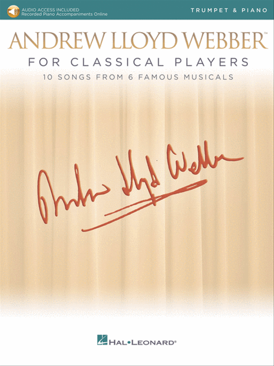 Andrew Lloyd Webber for Classical Players – Trumpet and Piano Trumpet Solo scores gallery preview page 1