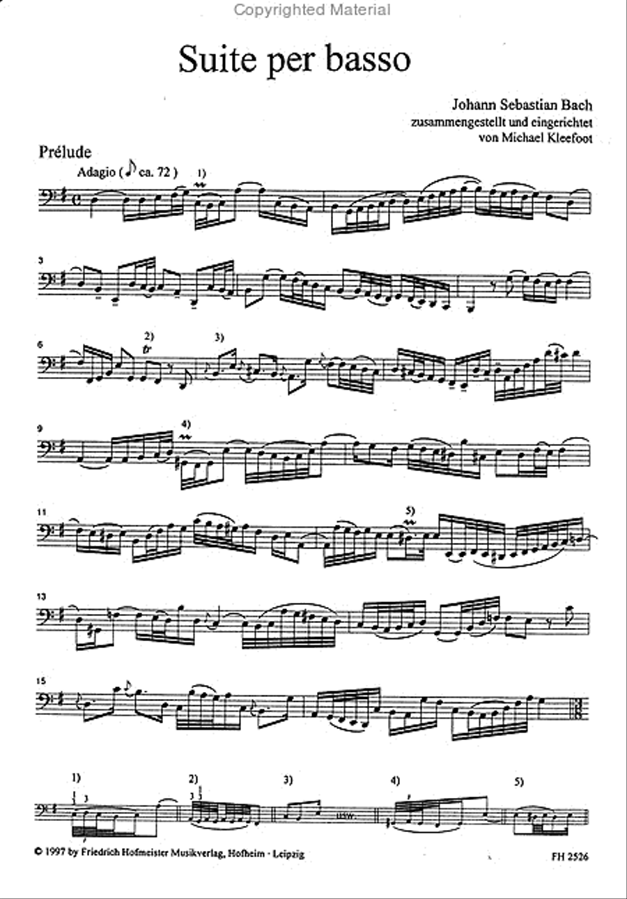 Suite per basso Suite per basso Tuba scores gallery preview page 2